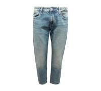 Blue Slim Fit Jeans with Washed Effect, male, Calvin Klein, Slim Fit Jeans, Blue, W28 L32, Jeans W28 L32