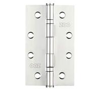 Slim Knuckle Bearing Hinge Stainless Steel - Grade 201-102mm x 63mm x 2.5mm - Polished Stainless