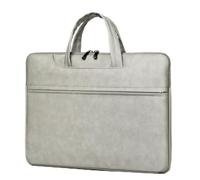 Slim Laptop Carrying Case 13-14 Inch, Lightweight Water-Resistant Computer Sleeve Bag with Handle for Lenovo ASUS Acer Chromebook, Ideal for Students, Work, and Everyday Travel Colour Light Grey