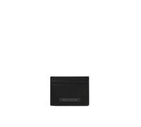 Slim Leather Card Holder - male - Armani Exchange - Wallets & Cardholders - Black - ONE SIZE - Accessories ONE SIZE
