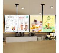 Slim LED Advertising Light Box with Telescopic Rod, Outdoor Wall-Mounted Billboard Display, Eye-Catching Signage for Businesses, Customizable Marketing Solutions