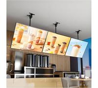 Slim LED Advertising Light Box with Telescopic Rod, Wall-Mounted Outdoor Billboard Display, Bright Signage for Promotions and Marketing, Durable and Eye-Catching