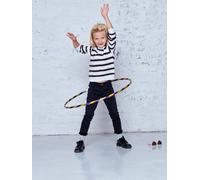 Slim Leg Waterless Jeans, MorphologiK WIDE Hip, for Girls washed black