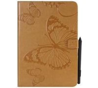 Slim Lightweight Embossed Butterfly Pattern PU Leather Flip Stand&Card Slots Compatible with Samsung Galaxy Tab A 9.7 Inch (SM-P550 SM-T550 SM-T555) Tablet Case ZY (YELLOW)