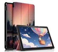 Slim Lightweight Trifold Stand Case for 10 inch Tablets, TOKILO Stand Hard Back Shell Smart Cover with Auto Wake/Sleep Un Fit for HTC10 Tablet, Dusk