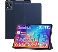 Slim Magnetic Cover Compatible with Doogee U11 / Pro 11 Inch Smart Case Tri-Folded Stand Coque with Auto Sleep/Wake(Dark Blue)