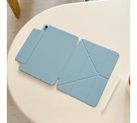 Slim Magnetic Double-Sided Clip Case for iPad 10 | 4-Corner Shockproof PC Transparent, Pencil Holder, Multi-Angle Foldable Stand, Auto Wake/Sleep