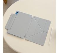 Slim Magnetic Double-Sided Clip Case for iPad Pro 11" | 4-Corner Shockproof PC Transparent, Pencil Holder, Multi-Angle Foldable Stand, Auto Wake/Sleep