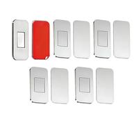 Slim Magnetic Drawer Lock - Self Stick Closure Kit, Powerful Alignment Fastener, Hidden Cabinet Security Clip, Durable Metal Bonding Unit with | Door Catch Magnet for Kitchen Storage Bat