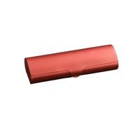 Slim Matte Metal Spectacles Case, Slim Eyeglass Hard Shell, Glasses Protection Eyeglasses Case Holder Box(Red)