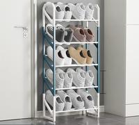 Slim Mini Cact Shoe Rack - Lightweight Space-Saving Shelf for Narrow Closets, Entryways & Hallways - Perfect for Corner Areas & Maximizing Storage.