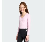 SLIM MINI RIB WRAP Long-Sleeve Top T-Shirt