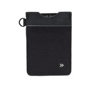 Slim Minimalist Elastic & Leather Vertical Wallet with RFID for Men & Women | Small Credit Card Holder for Front Pocket, Black, One Size, Leather Wallet