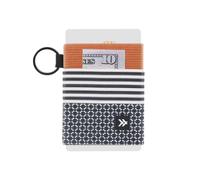 Slim Minimalist Elastic Wallet for Men and Women, Small Credit Card Holder for Front Pocket, Brown/Black, One Size, Brown/Black, Standard Size