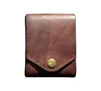 Slim Minimalist Wallet | Compact PU Leather Bifold Card Holder Wallet | Slim Portable Badge Holder Wallet with Built-in Pen Slot for Travel, Daily Use and Organization