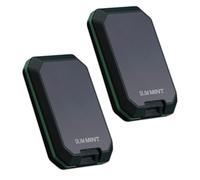 Slim Mint Wallet Ultra-Thin RFID-Blocking, AS-SEEN-ON-TV, ID Theft Protection, Easy to Carry, Reach Cards & Cash with a Touch of a Button, Aluminum Outer Shell, Crush-Resistant, 2PK