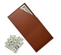 Slim Money Bracket Money Exchange, Money Clip Money Exchange for Women, Money Clip Card Carts, Cover Pocket Money Exchange, PU Leather Money Purse Slim, Minimalist Card Holder for EC Cards,