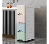 Slim Multifunctional Stand for Bathroom Kitchen & Living Room - Space-Saving Drawer for Tight Spaces Perfect for Small Areas and Home Decor