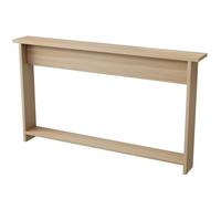 Slim Narrow Sofa Table for Living Room & Hallway Customizable 80150cm Long Entryway Table Wood Bedside Gap Storage Shelf (130x15cm/51.2x5.9in)