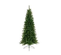 Slim Newfoundland Pine Artificial Christmas Tree with Stand - 180cm / 6ft height with 630 Tips