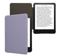 kwmobile Case Compatible with Amazon Kindle Paperwhite (2024)/Colorsoft - Nylon Protective e-Reader Cover Folio Book Style Case - Lavender