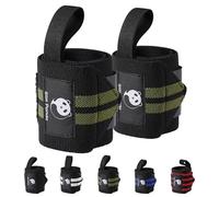 Slim Panda 1Pair Wrist Straps for Powerlifting, Bodybuilding, Weight Lifting - Thumb Loops with Adjustable Straps, Workout Wrist Wraps for Men and Women