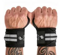 Slim Panda 1Pair Wrist Straps for Powerlifting, Bodybuilding, Weight Lifting - Thumb Loops with Adjustable Straps, Workout Wrist Wraps for Men and Women