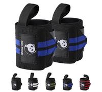 Slim Panda 1Pair Wrist Straps for Powerlifting, Bodybuilding, Weight Lifting - Thumb Loops with Adjustable Straps, Workout Wrist Wraps for Men and Women