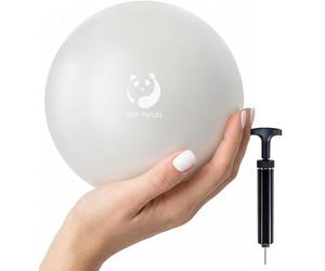 Slim Panda 6 inch Pilates Ball for Core Training - Physical Therapy15-17CM Exercise Ball for Yoga, Barre & Pelvic Floor Strengthening - Non-Slip, Anti-Burst Mini Stability Ball with Precision Pump