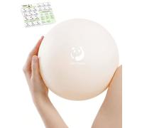 Slim Panda 8 Inch Pilates Ball with Pump, 20cm Thick Matte Exercise Ball for Core Training, Balance, Stability, Yoga, Anti-Leakage Valve
