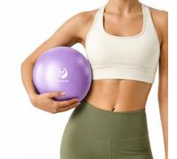 Slim Panda 9 Inch Pilates Ball,23-25cm Exercise Ball for Pilates, Balance, Stability, Workout, Core Training (Purple)