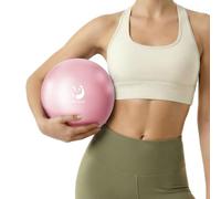 Slim Panda 9 Inch Pilates Ball,23-25cm Exercise Ball for Pilates, Balance, Stability, Workout, Core Training (Light Pink)