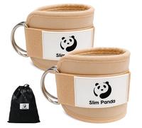 Slim Panda Ankle Strap for Cable Machine Attachments, Resistance Bands for Kickbacks, Glute Workouts, Leg Extensions, Curls, and Hip Abductors for Men and Women