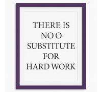 Slim Picture Picture Photo Poster Frame with Perspex Safety Glass No Mount Sleek Thin Design for Home, Office or Gallery Display, 6 x 4 Inch, Purple