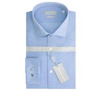 Slim pique shirt Michael Kors Solid Bleu 40