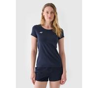 Slim plain women's T-shirt 4F NOSH4TSD001B-31S