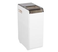Slim Plastic Storage Cabinet for Bathroom SpaceSaving Narrow Floor Unit Side Storage for Small Spaces Bedroom & Bathroom Organizer (22cm/8.7in Wide)