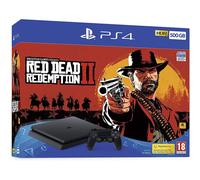 Slim PlayStation 4 Console + Red Dead Redemption II Game - PS4