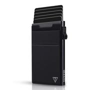 Slim Pop-Up Card Wallet RFID Blocking - Navy Blue S