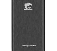 Slim Portable External Hard Drive HDD - USB 3.0 TO Type-C High-Speed Storage - Compatible with Windows, Mac, Laptop, PC, Desktop, PS4, Xbox - Backup for Data, Movies, Games & Photos (Black, 320 GB)