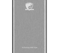 Slim Portable External Hard Drive HDD - USB 3.0 TO Type-C High-Speed Storage - Compatible with Windows, Mac, Laptop, PC, Desktop, PS4, Xbox - Backup for Data, Movies, Games & Photos (White, 2TB)