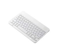SLIM PORTABLE KEYBOARD - 9.6 x 5.7 x 0.2 inch wireless keyboard, ABS ergonomic board, ultra-thin design with support for multiple devices | Responsive low-profile typing for table