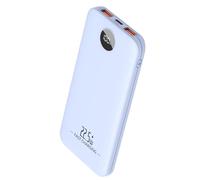 Slim Power Bank, 10000mAh 22.5W Fast Charging USB C in/out Battery Pack, 3 Outputs Lightweight Portable Charger Compatible with iPhone 16 15 14,iPad,and More (Blue)