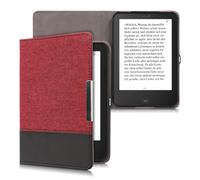 Slim PU Leather Canvas Folio Case for Tolino Shine 2 HD