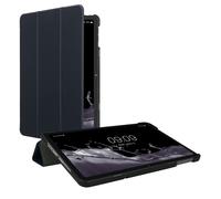 kwmobile Case Compatible with Oppo Pad Air - PU Leather Smart Cover Protective Tablet Case with Stand - Dark Blue