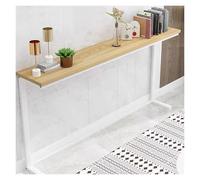 Slim Radiator Floor Shelf Narrow Console Table 80/90/100cm Tall for Living Room/Bedroom White Legs Entryway Storage & Decor L120xW25xH90cm