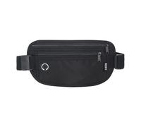 Slim RFID Blocking Money Belt for Travel - Anti-Theft Hidden Passport Holder Waist Wallet with Secure Pouch for Cash, Credit Cards & Phone Safe, Small Black, Travel Wallets