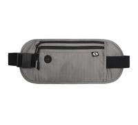 Slim RFID Blocking Money Belt for Travel - Anti-Theft Hidden Passport Holder Waist Wallet with Secure Pouch for Cash, Credit Cards & Phone Safe (Large Light Grey)