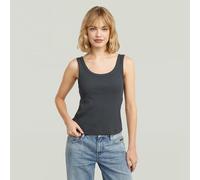 Slim Rib Tank T-Shirt - Grey - Women S