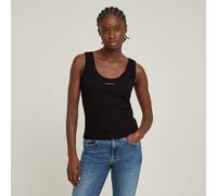 Slim Rib Tank Top - Black - Women S